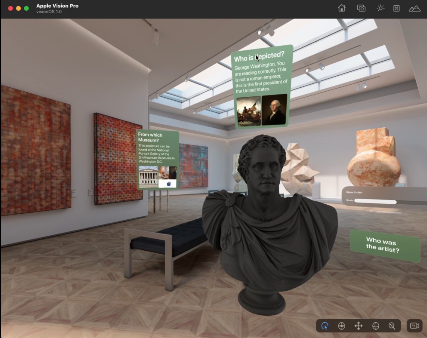 Apple Vision Pro spatial computing experience